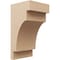 Ekena Millwork 11"W x 11"D x 22"H Wide Mediterranean Rough Cedar Woodgrain TimberThane Corbel, Primed Tan CORUR11X11X22MEDRCPR - alternate 1